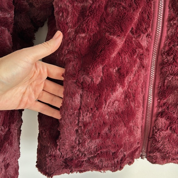 Excellent Condition North Face Girls Mossbud Swirl Reversible Jacket Large 14/16 - Picture 12 of 17